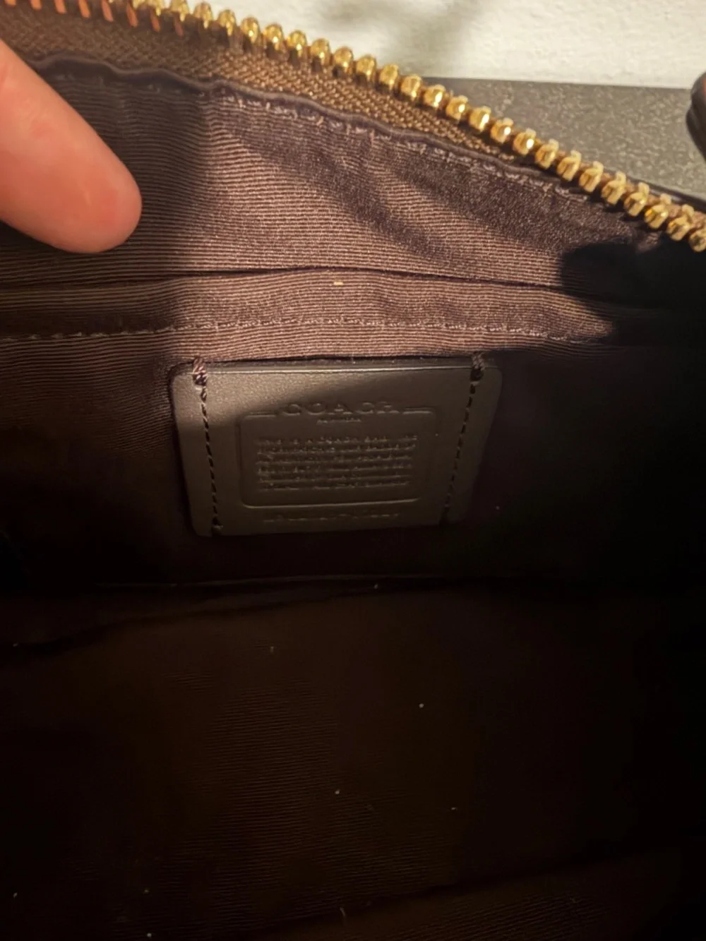 Coach Pennie Shoulder Bag in Signature Canvas and Pebble Leather